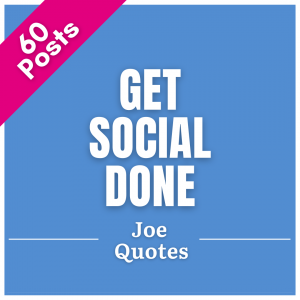 Evergreen Social Media Joe Quotes edition Product Image